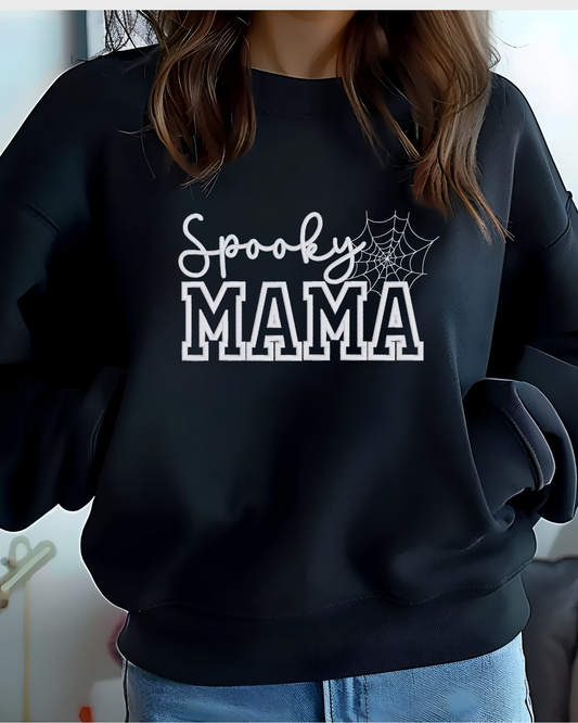 Spooky Mama Embroidered Sweatshirt