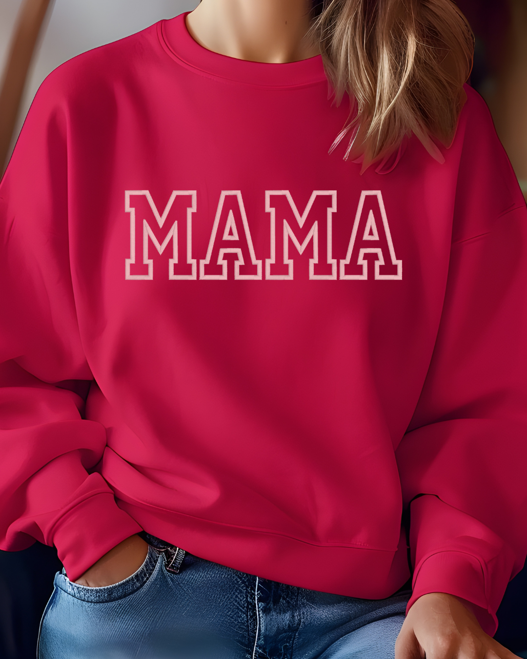 MAMA Embroidered Sweatshirt