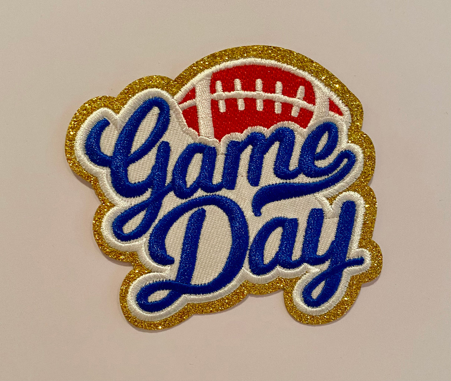 GAME DAY HAT PATCH (ROYAL & GOLD)