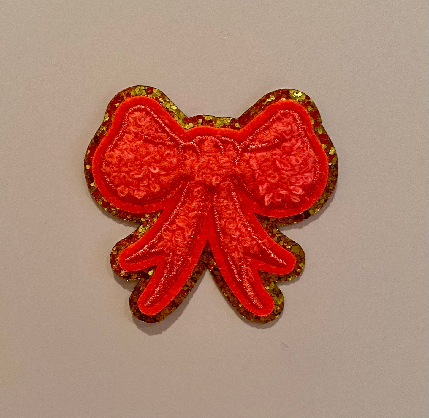 BOW HAT PATCH (HOT PINK)