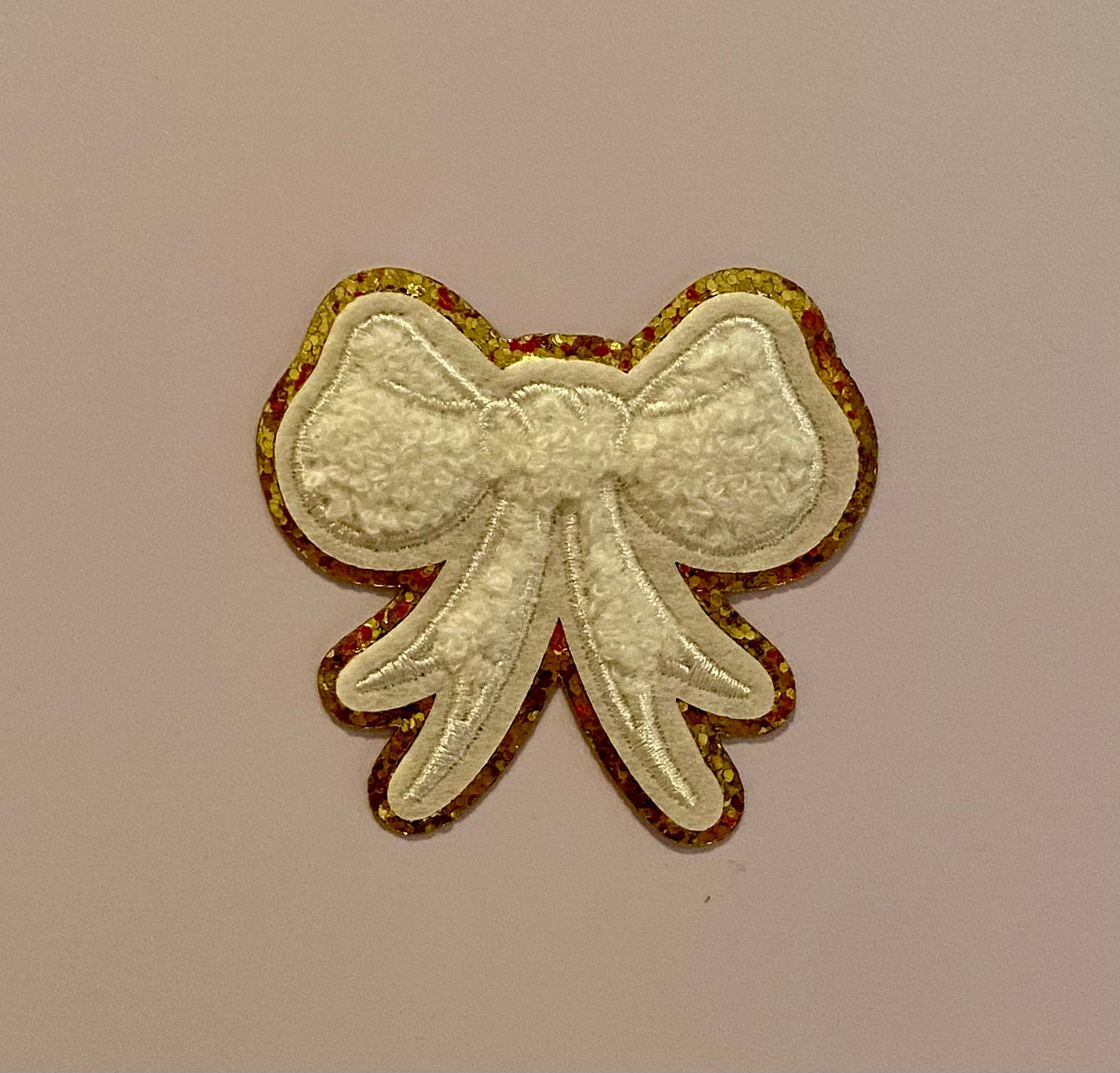 BOW HAT PATCH (WHITE)