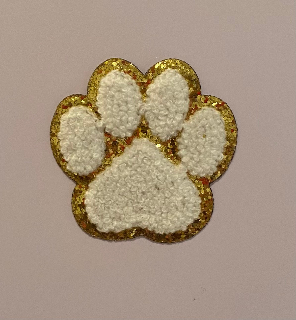 PAW HAT PATCH  (WHITE)