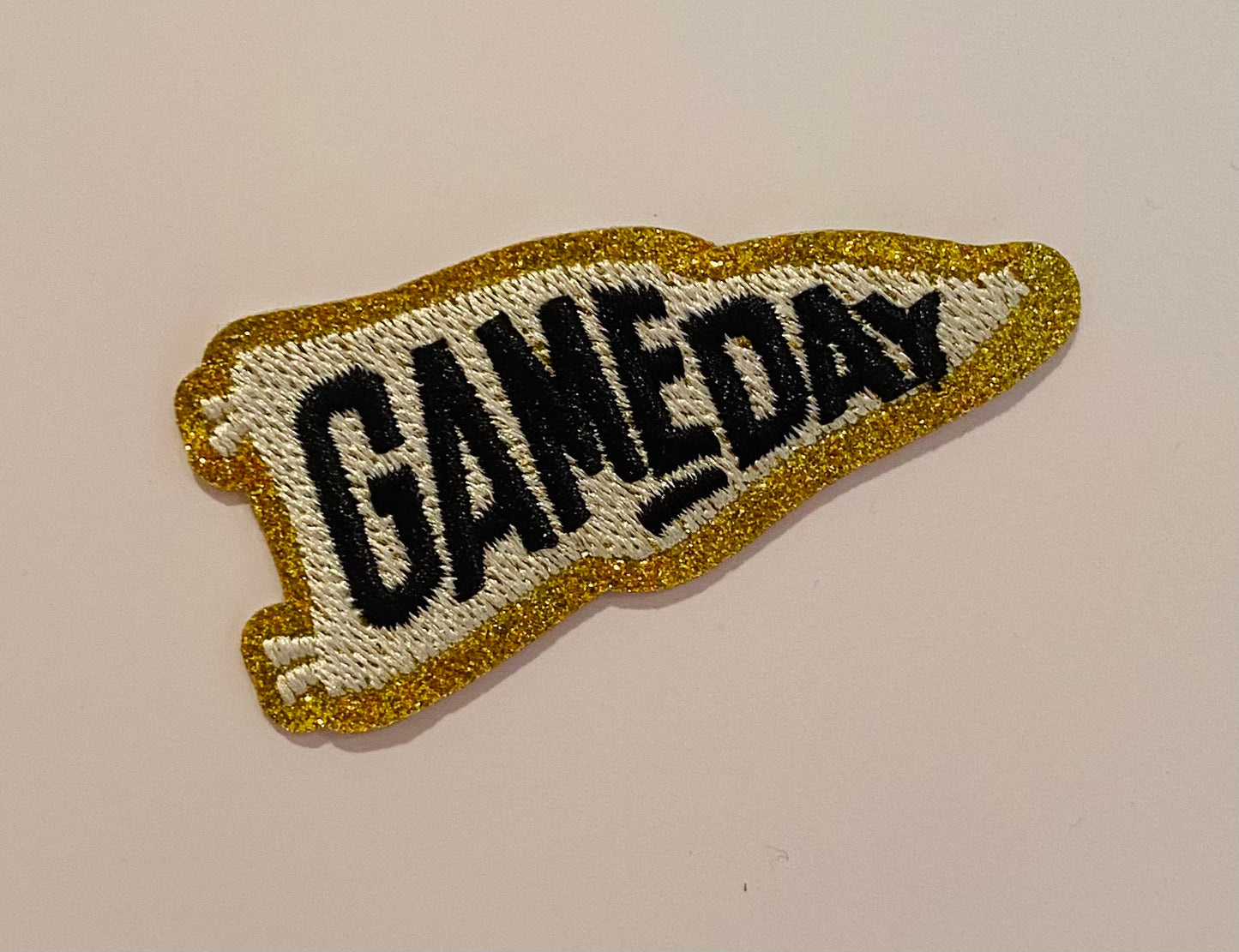 GAME DAY BANNER HAT PATCH (BLACK)