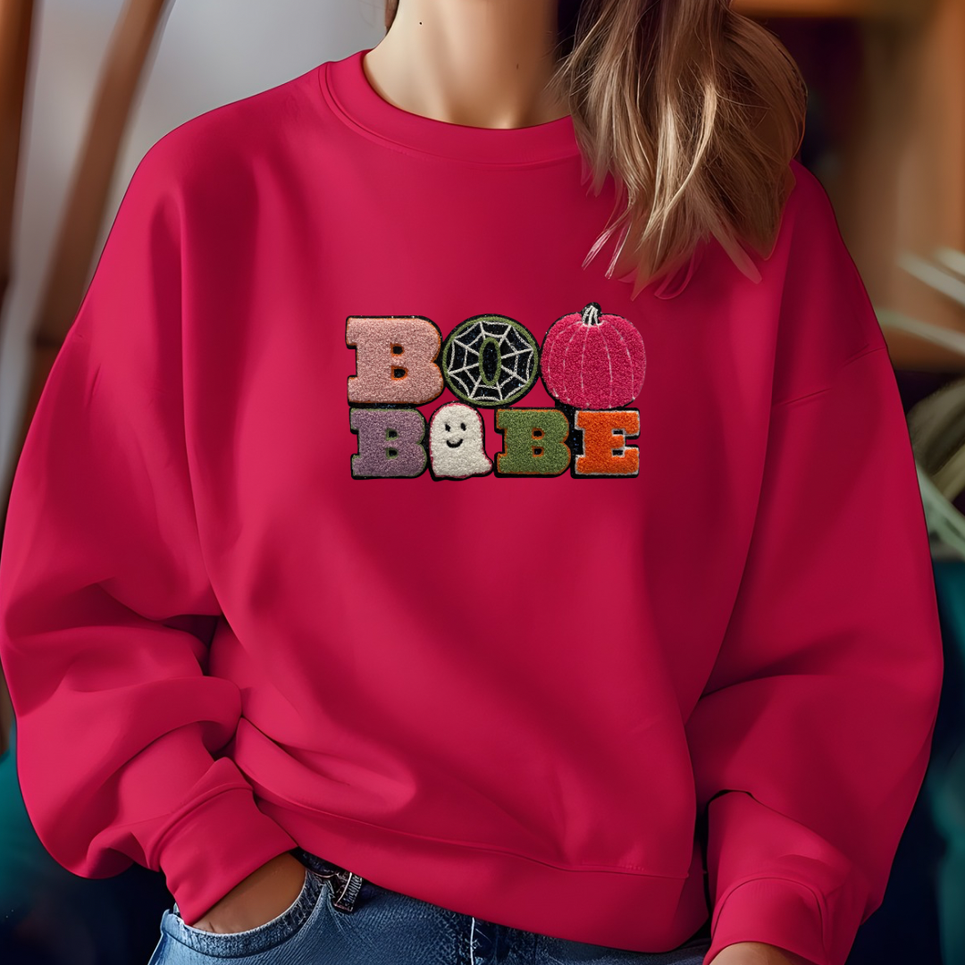 Boo Babe Chenille Sweatshirt