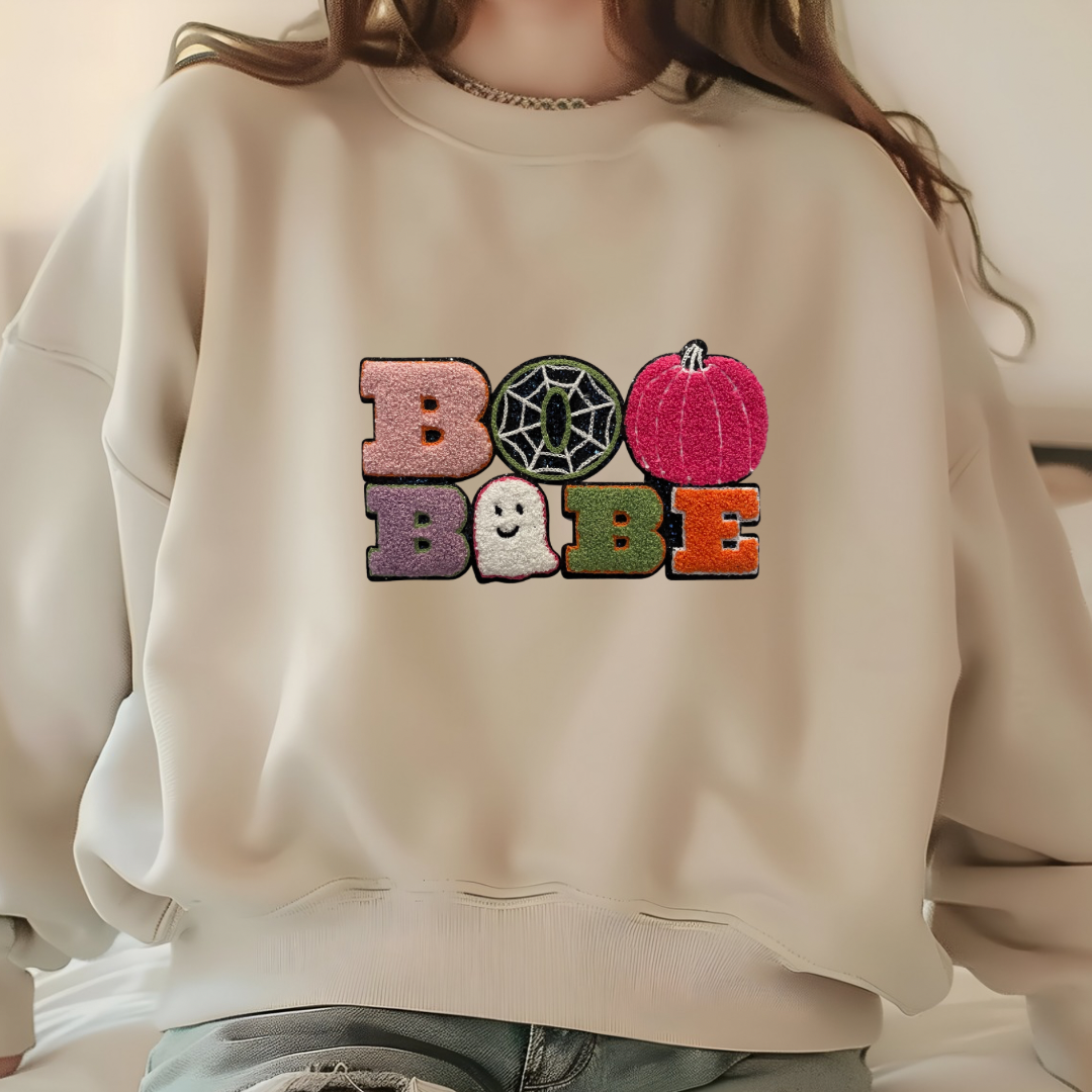 Boo Babe Chenille Sweatshirt