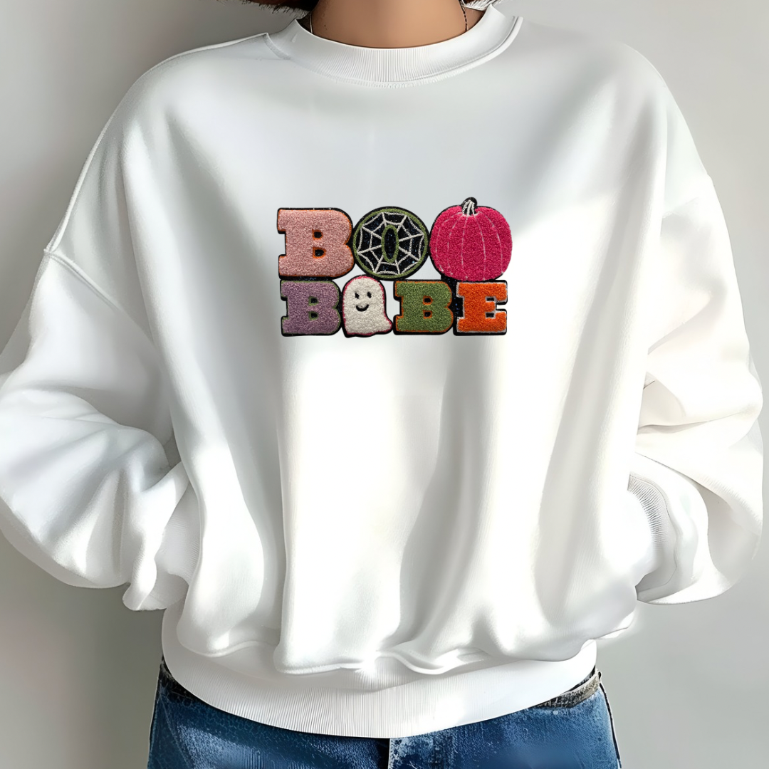 Boo Babe Chenille Sweatshirt