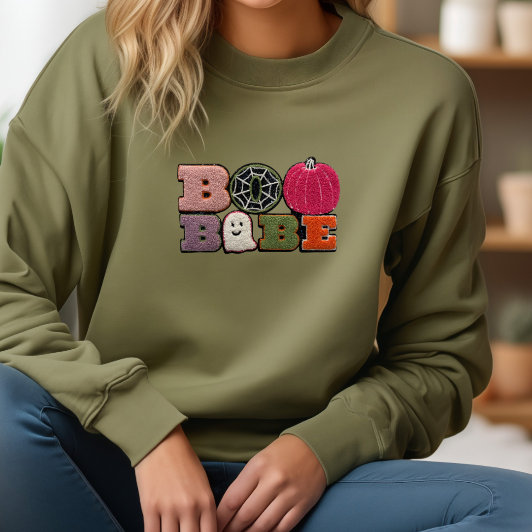 Boo Babe Chenille Sweatshirt