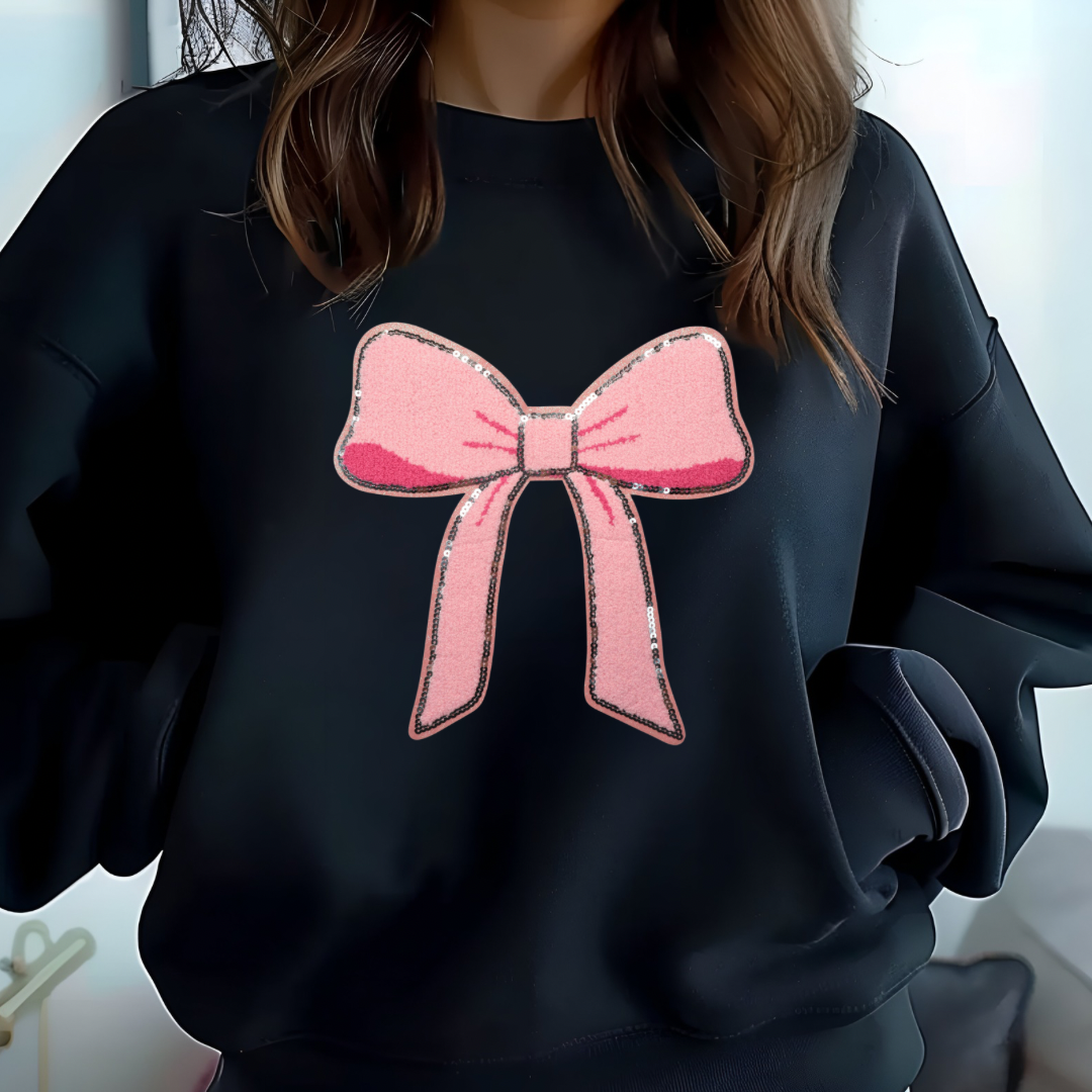 Bow Chenille Sweatshirt