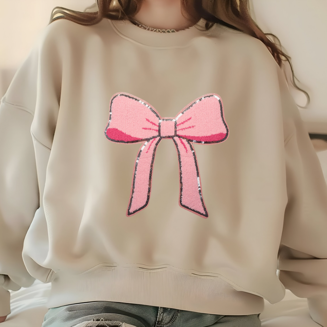 Bow Chenille Sweatshirt