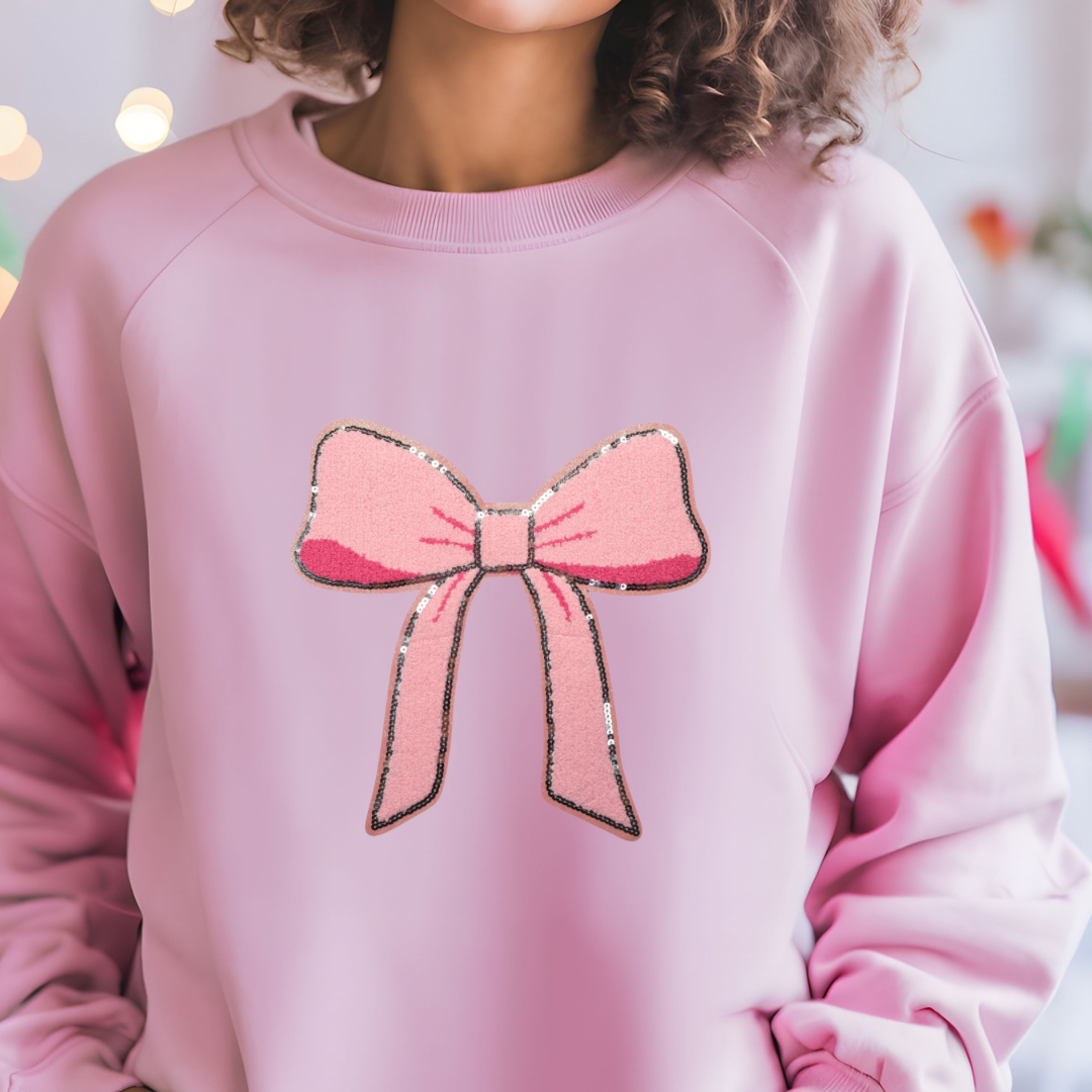 Bow Chenille Sweatshirt